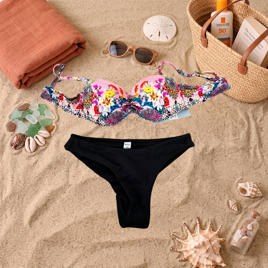 Costum de baie doua piese Turcoaz HL23-1