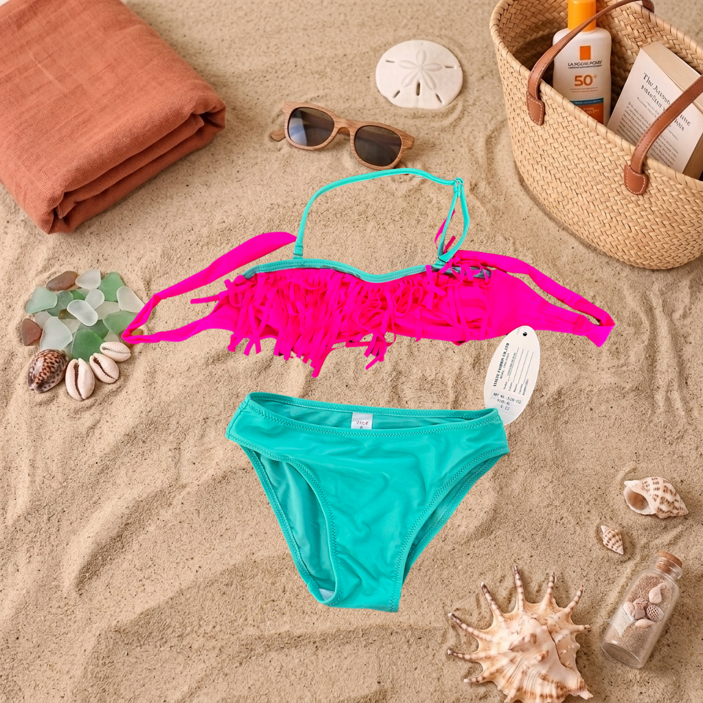 Costum de baie doua piese Neon Bleu S18-02