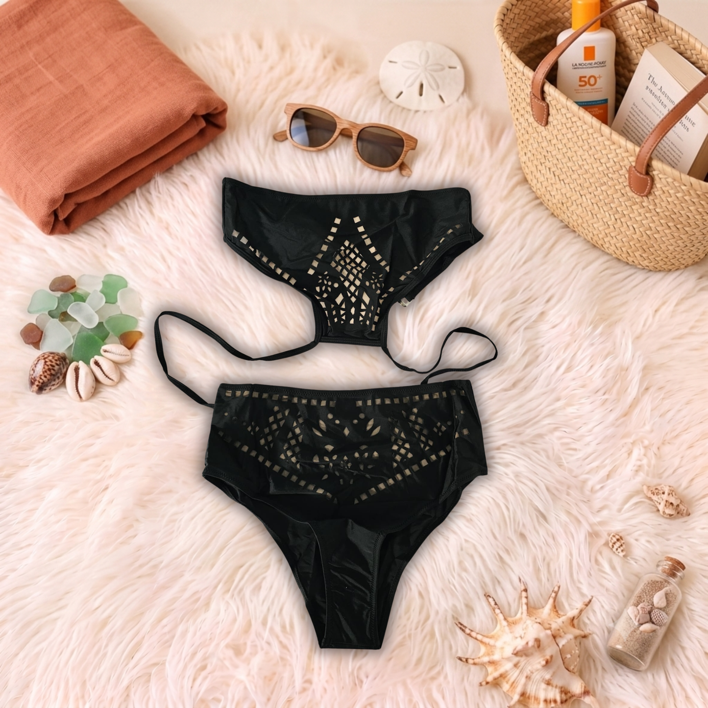 Costum de baie întreg Negru S19-024