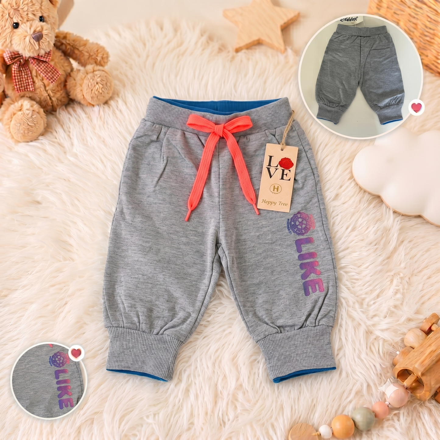 Pantaloni Sport-Casual Gri HR-1265