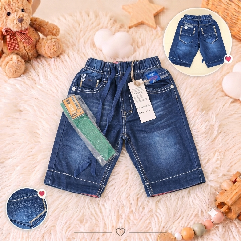 Pantaloni Casual pentru Copii Stil Denim HR-1283