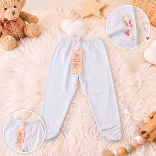 Pantalonași Casual pentru Copii Alb HR-8422