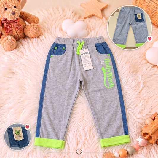 Pantaloni Denim cu Gri HR-1304
