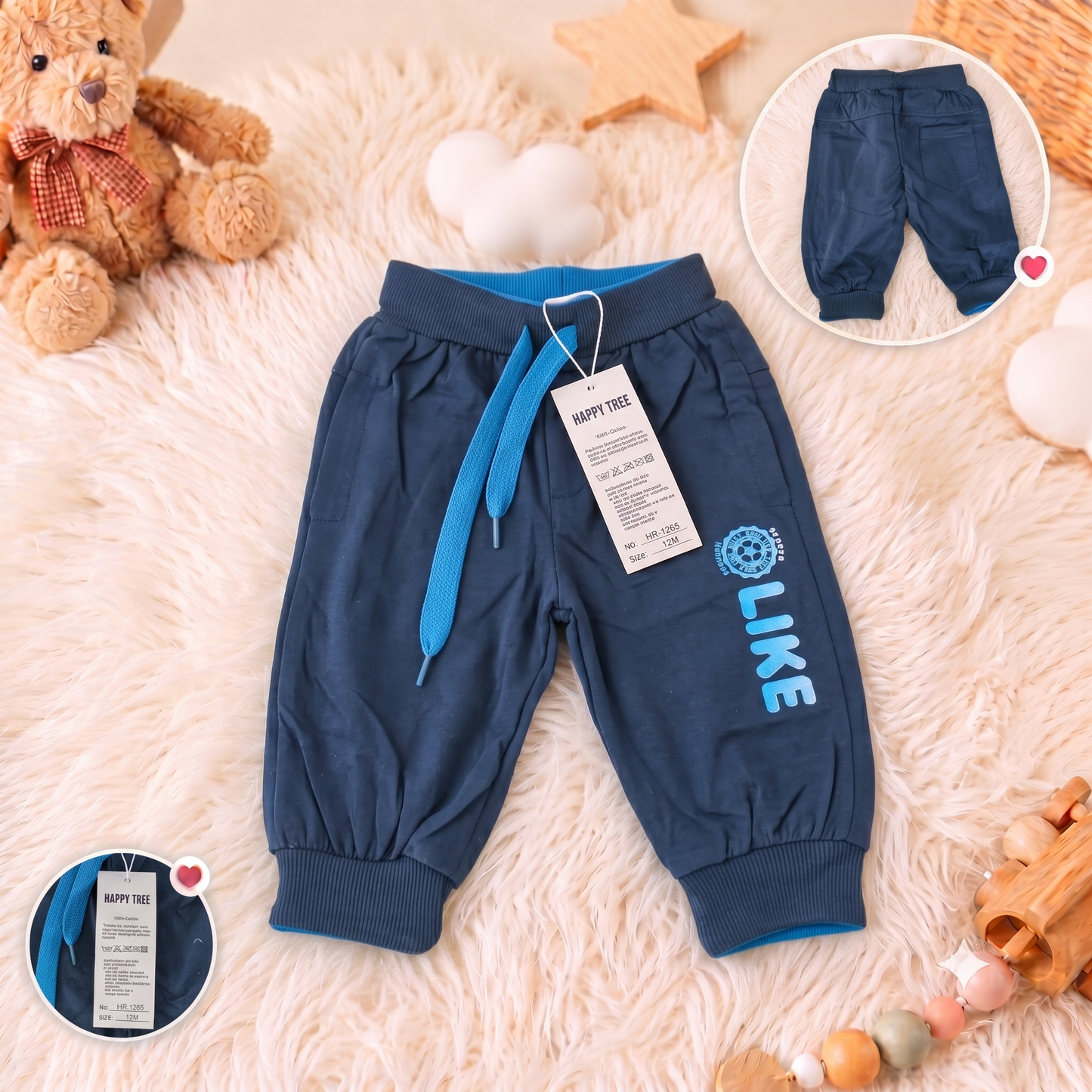 Pantaloni Casual pentru Copii Bleumarin HR-1265