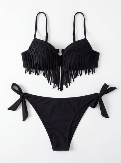 Costum de baie doua piese Negru S25