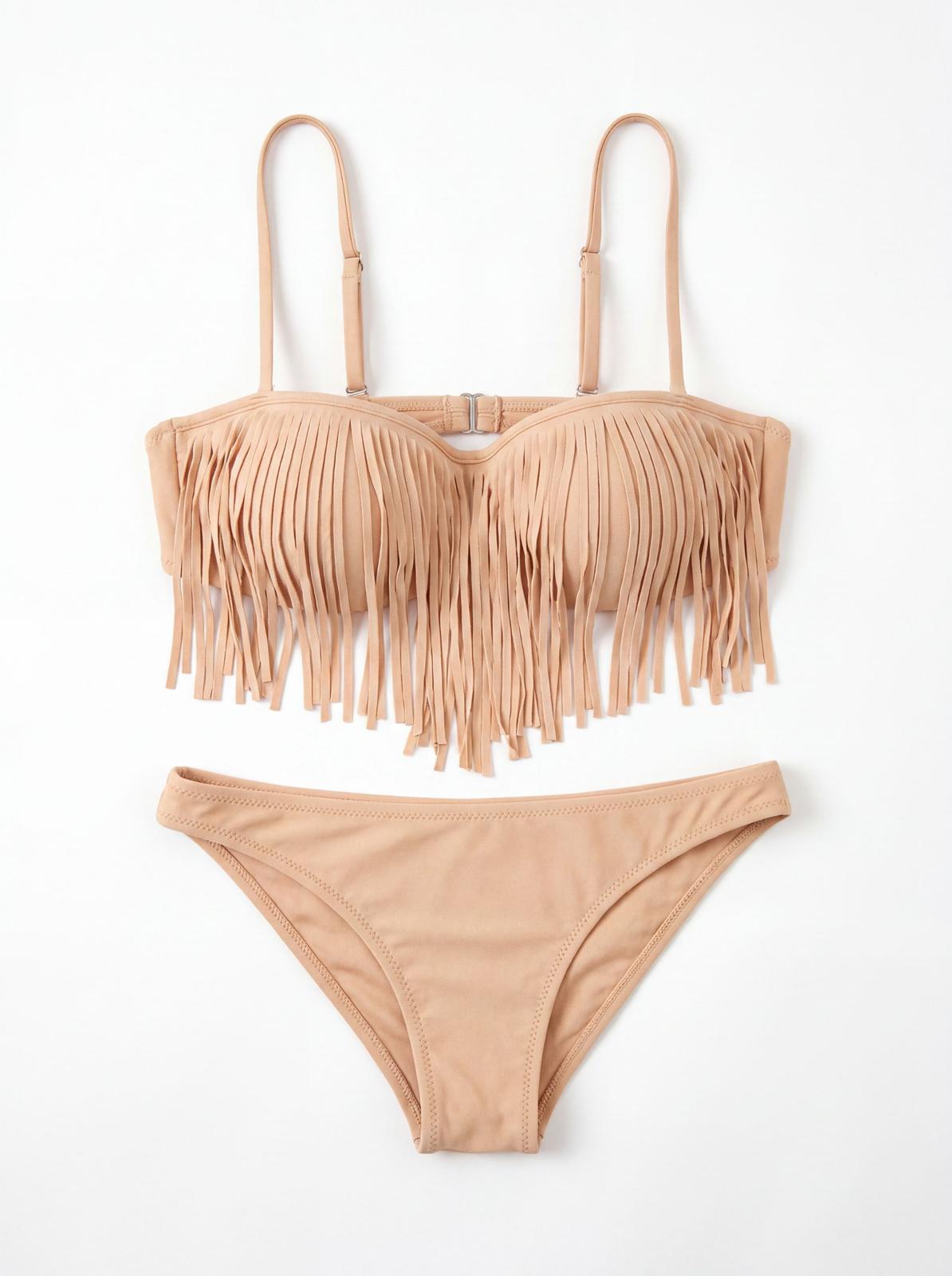 Costum de baie doua piese Bej S19