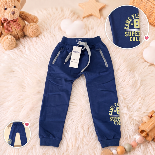Pantalonași Casual pentru Copii, Stil Sportiv Bleumarin HR-9025